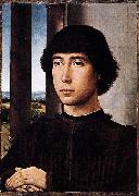 Hans Memling Portrait of a Man at a Loggia Germany oil painting artist